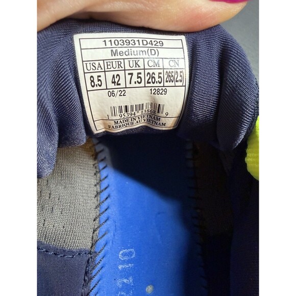 Brooks Ghost 15 Men's Size 8.5 D Blue Running Shoes Sneakers 1103931D429 - Picture 10 of 15